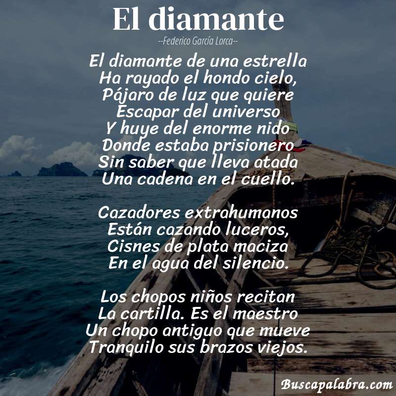 Poema El Diamante De Federico Garc A Lorca An Lisis Del Poema