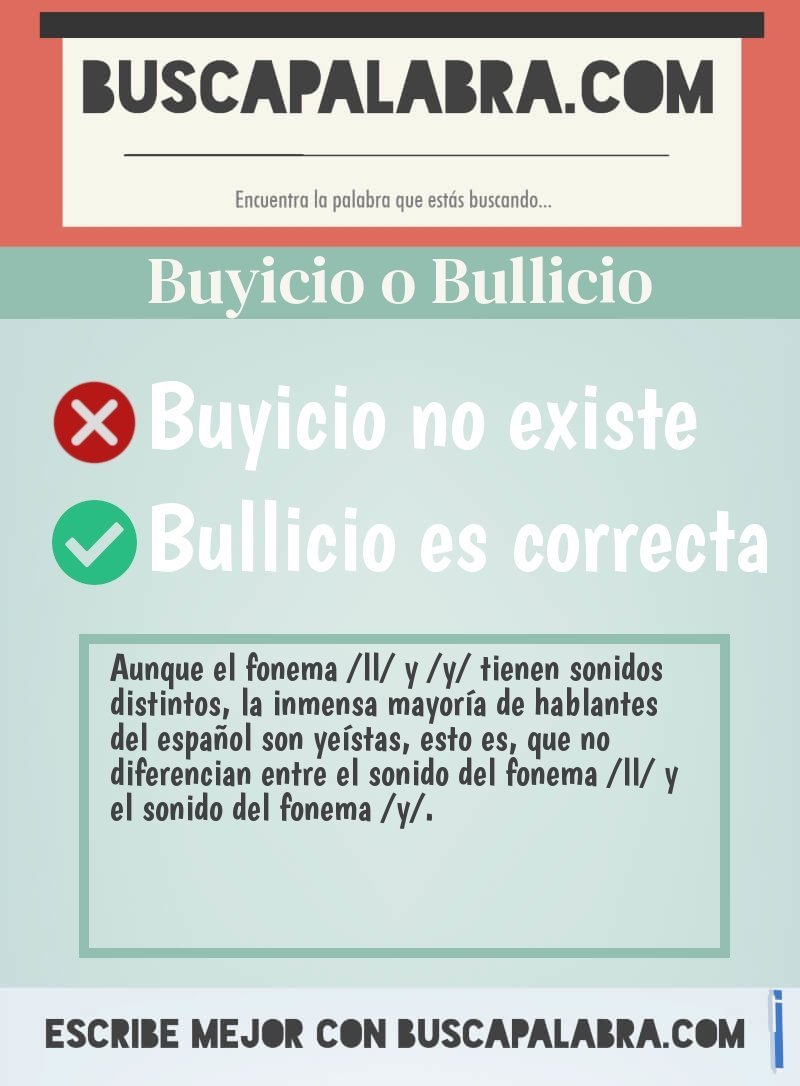 Buyicio o Bullicio