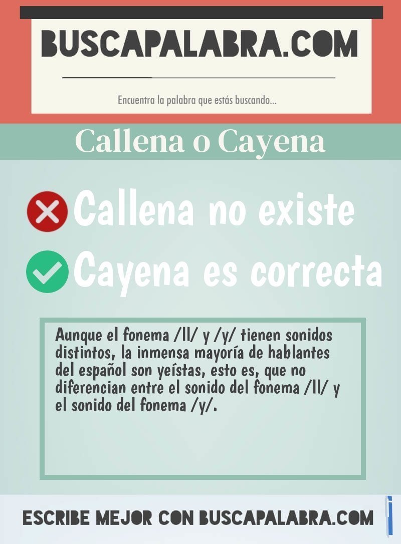 Callena o Cayena