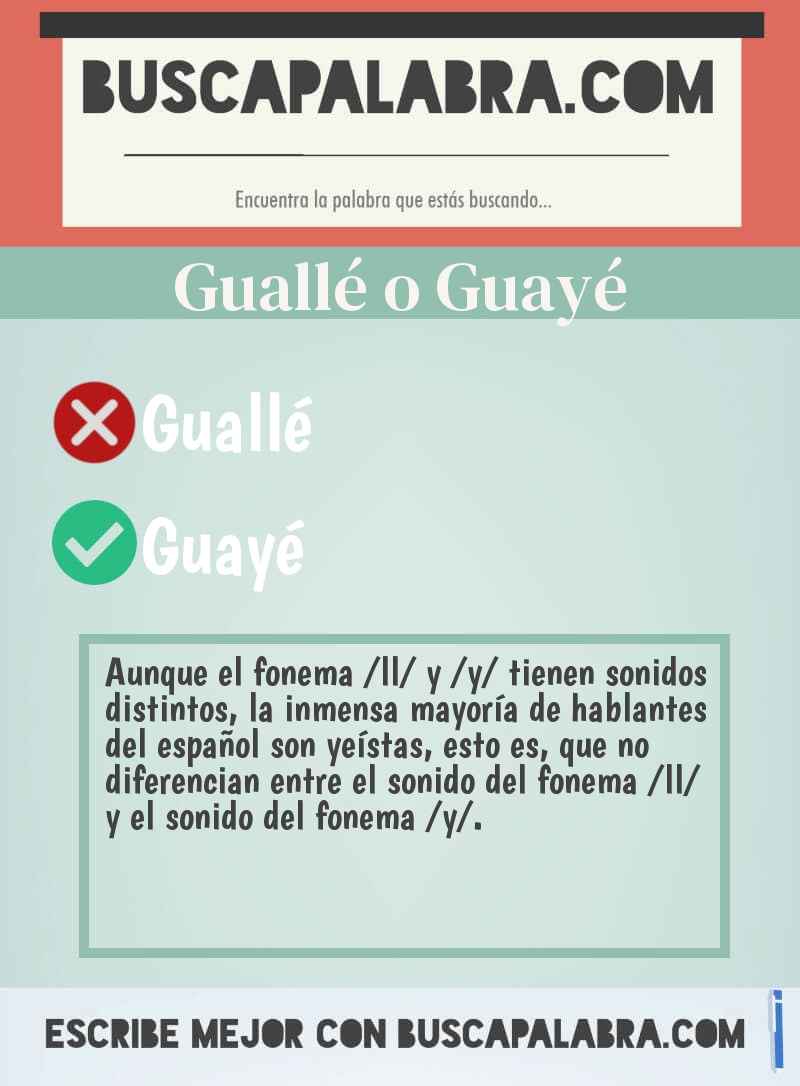 Guallé o Guayé