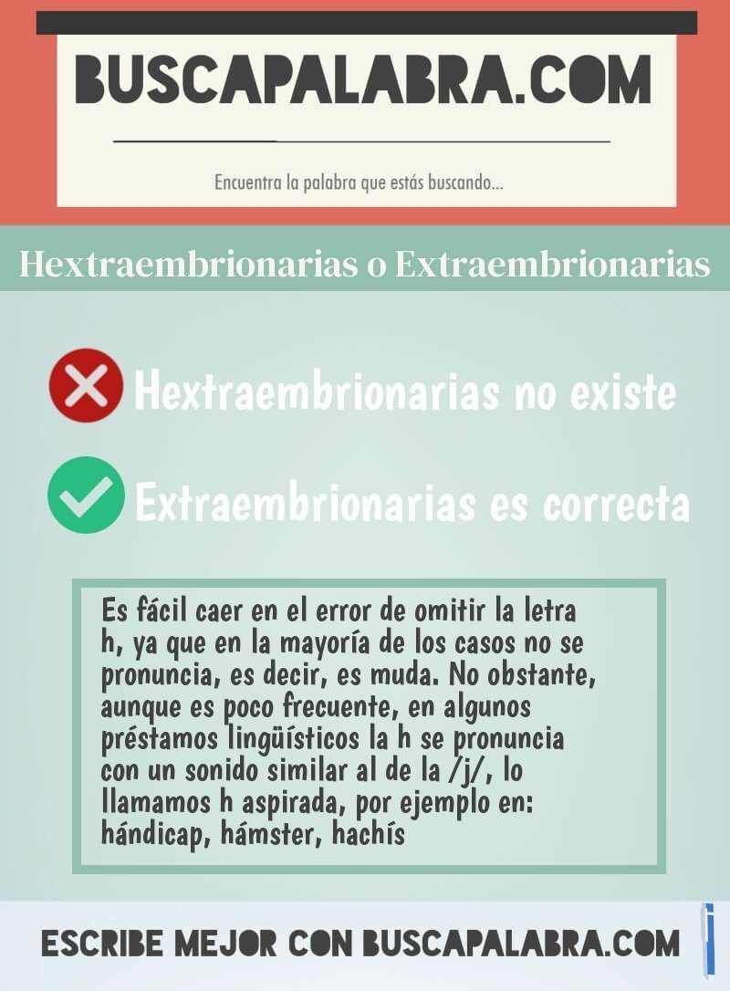 Hextraembrionarias o Extraembrionarias