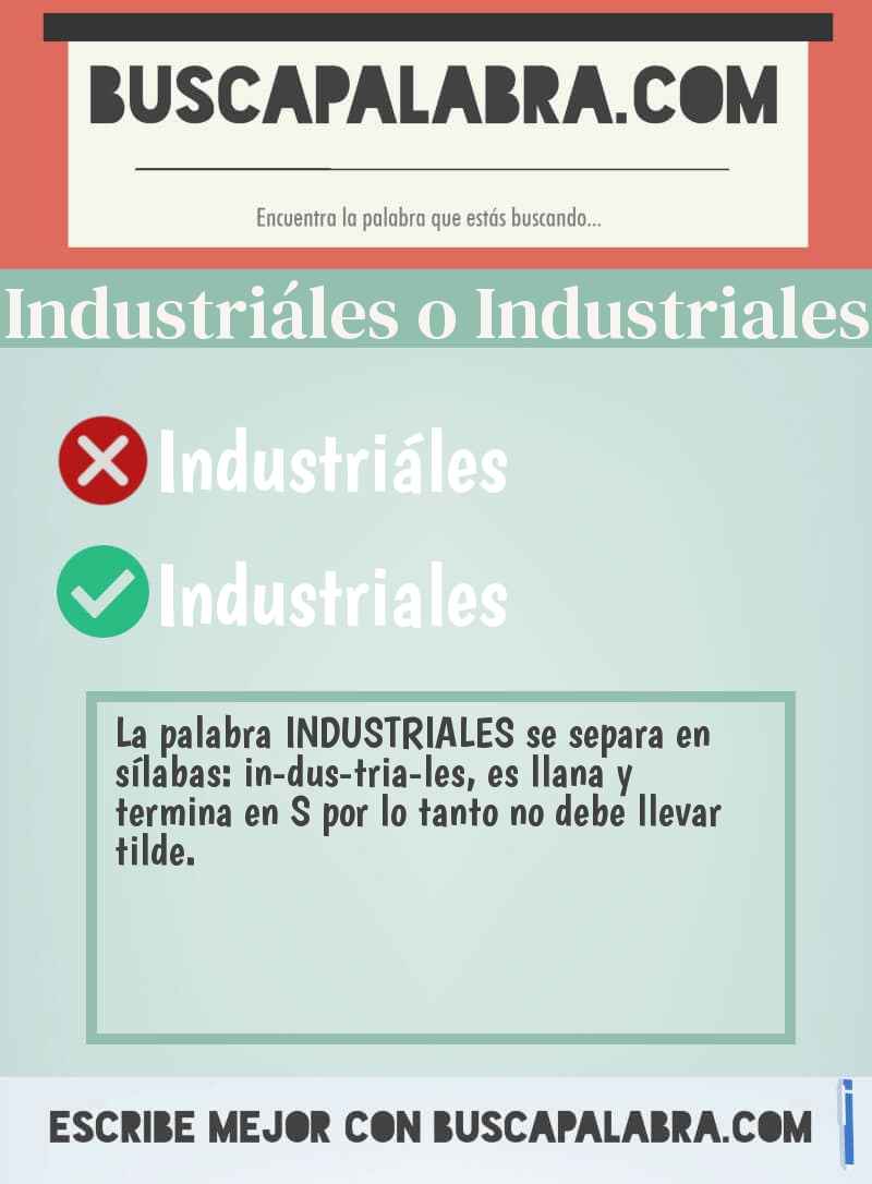 Industriáles o Industriales
