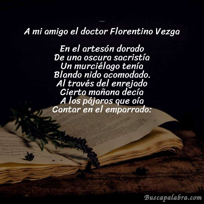 Poema Apólogo de Jorge Isaacs con fondo de libro