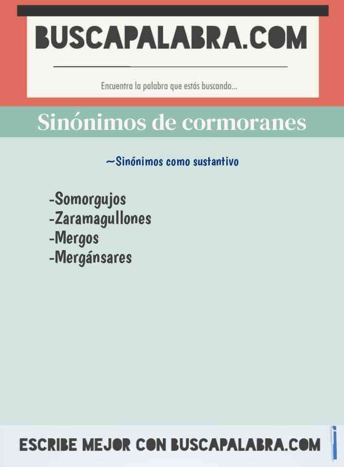 Sinónimo de cormoranes